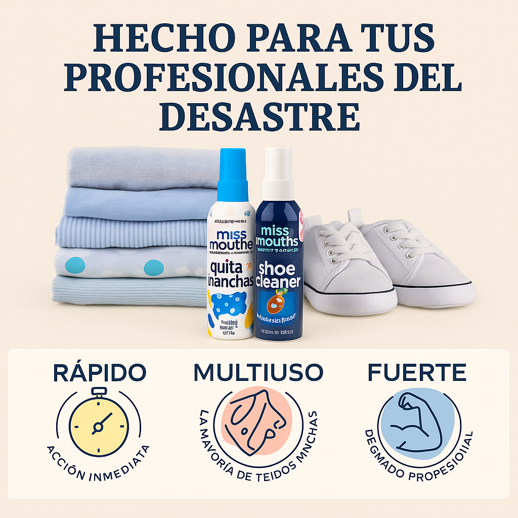 ¡Despídete de las manchas en segundos! Spray Removedor de Manchas