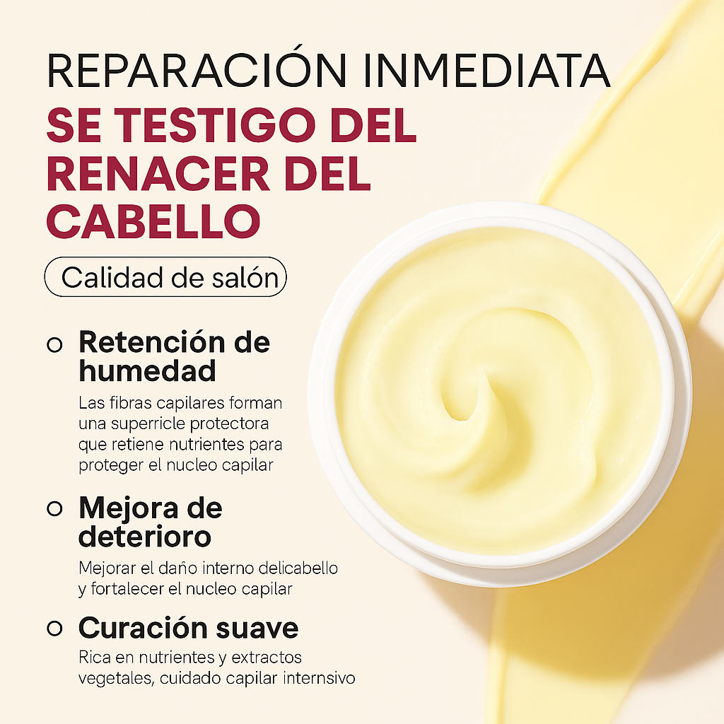 Crema Reparadora de Colágeno para el Cabello