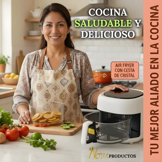 Freidora de Aire que Cocina rico, rápido y sin culpa… todos los días