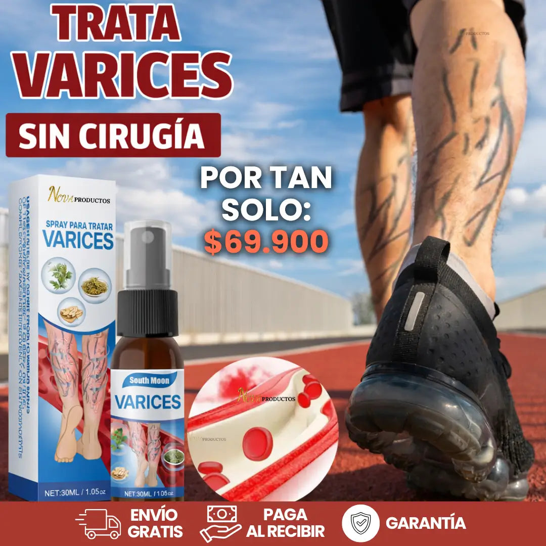 Dale un respiro que sí se siente con el Spray para las Venas