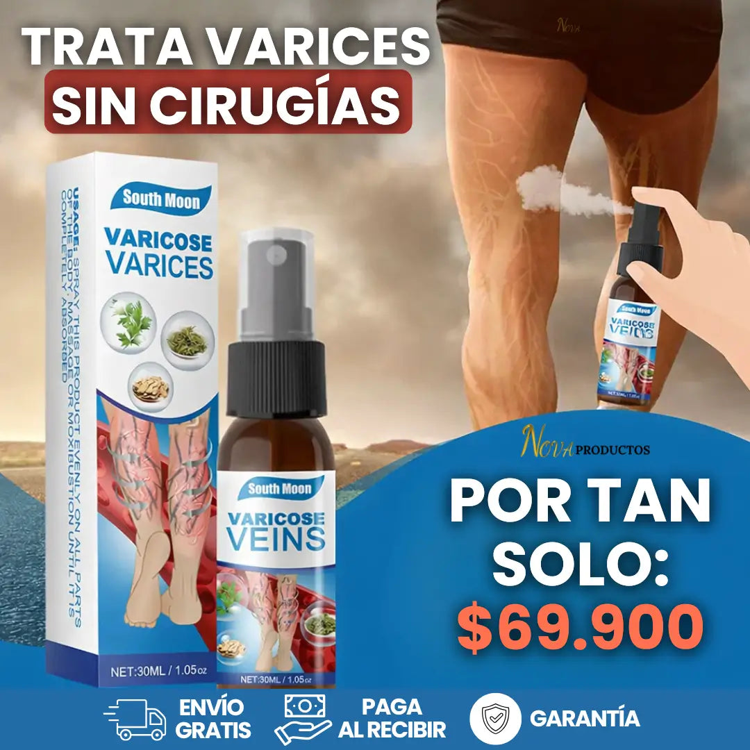Dale un respiro que sí se siente con el Spray para las Venas
