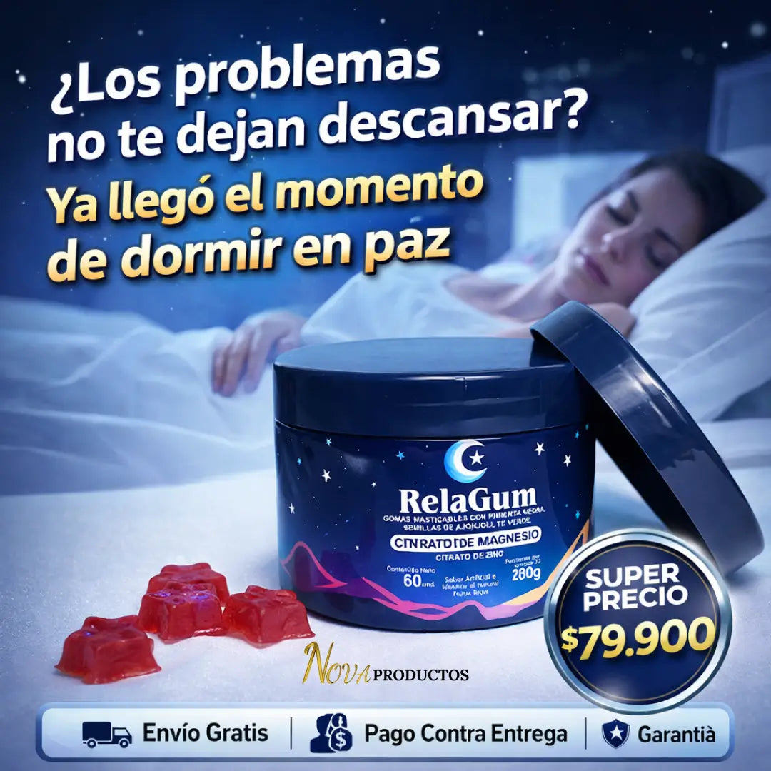 RELAGUM: Descansa mejor sin cambiar tu rutina