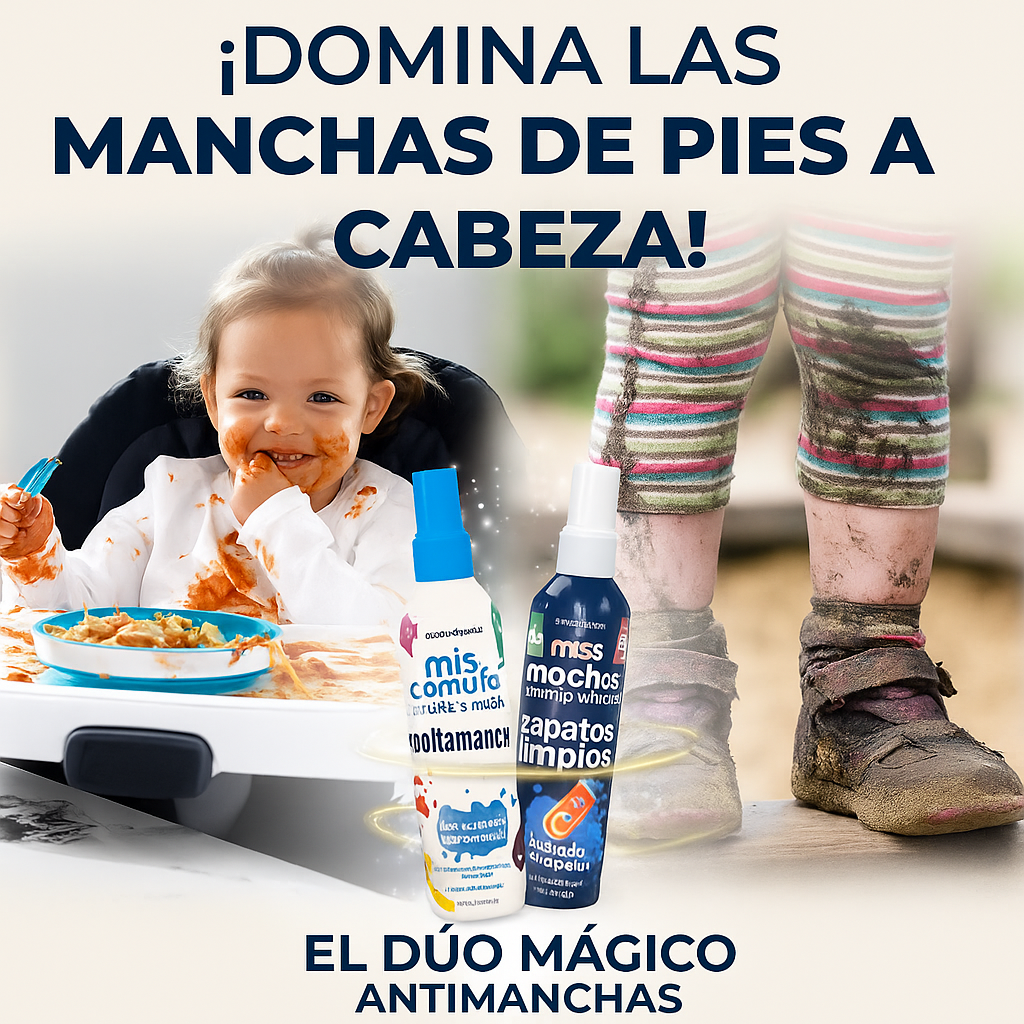 ¡Despídete de las manchas en segundos! Spray Removedor de Manchas