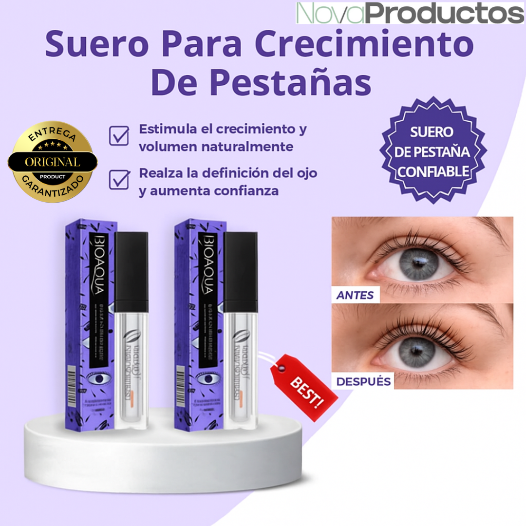 Pestañas con más volumen y fuerza en semanas