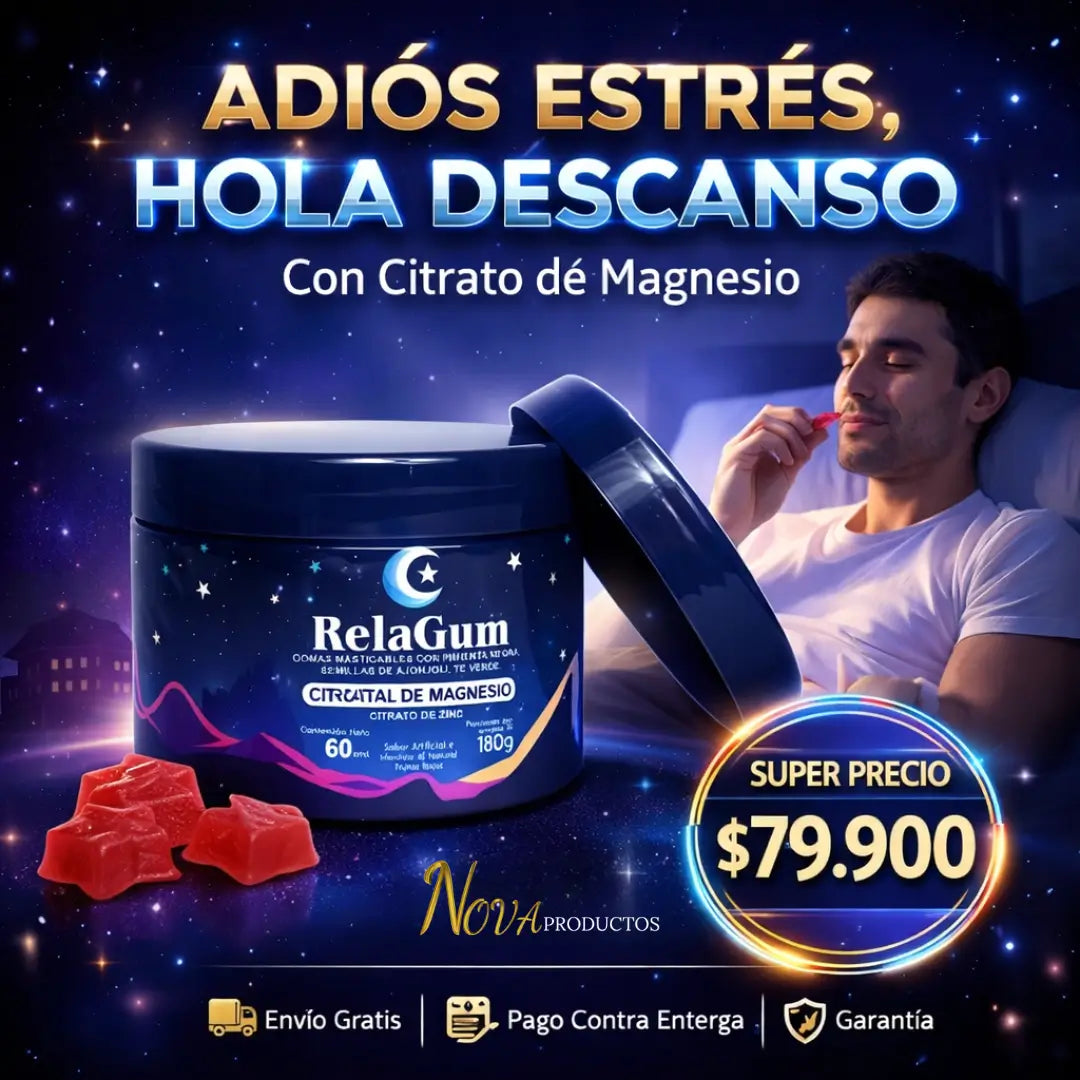 RELAGUM: Descansa mejor sin cambiar tu rutina