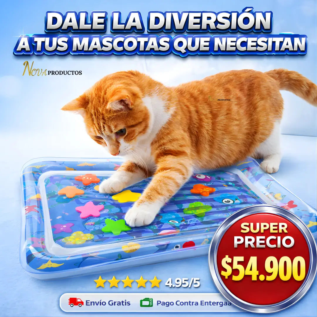 Colchoneta Tapete De Agua Inflable Bebés
