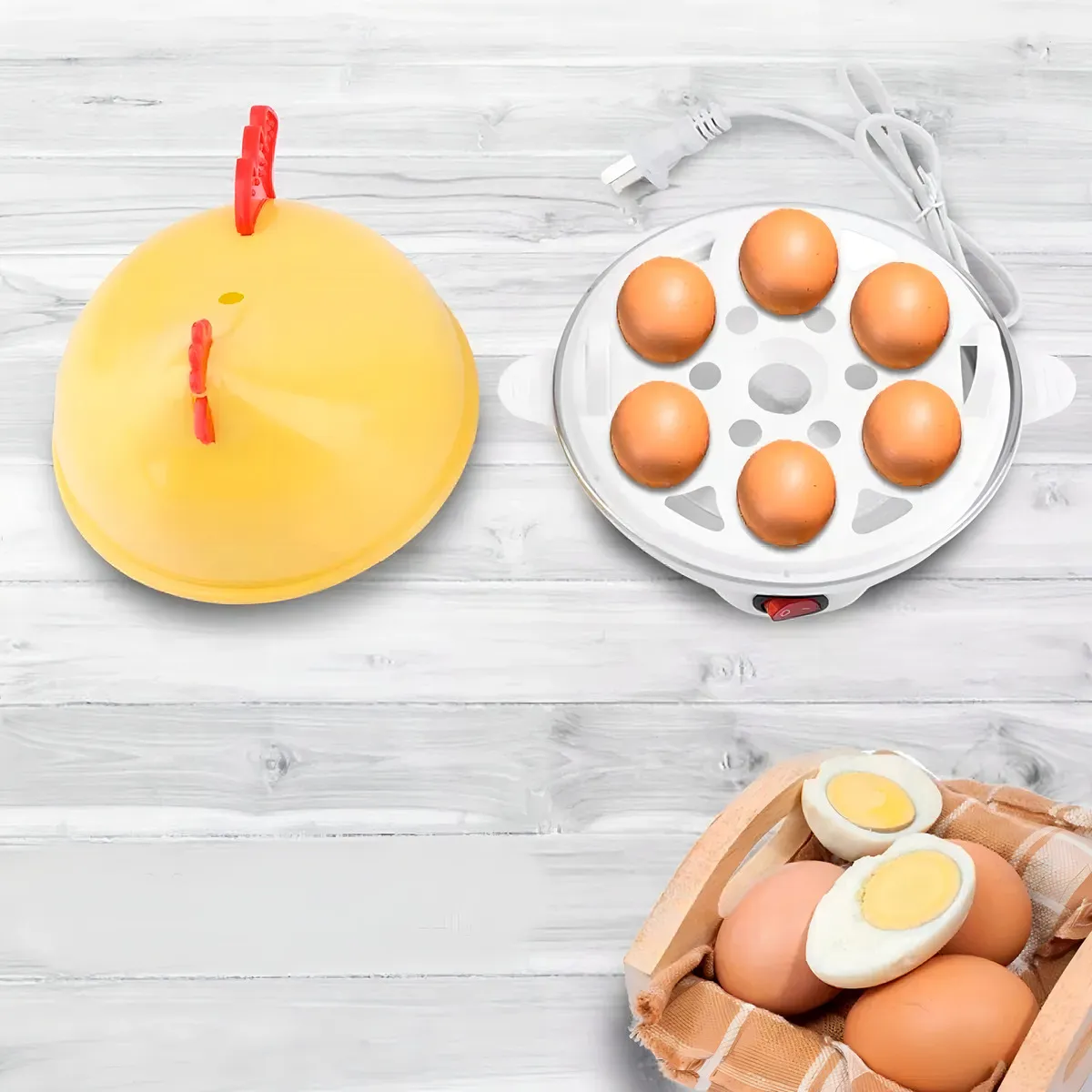 Tu desayuno listo sin esfuerzo: Hervidor de Gallina