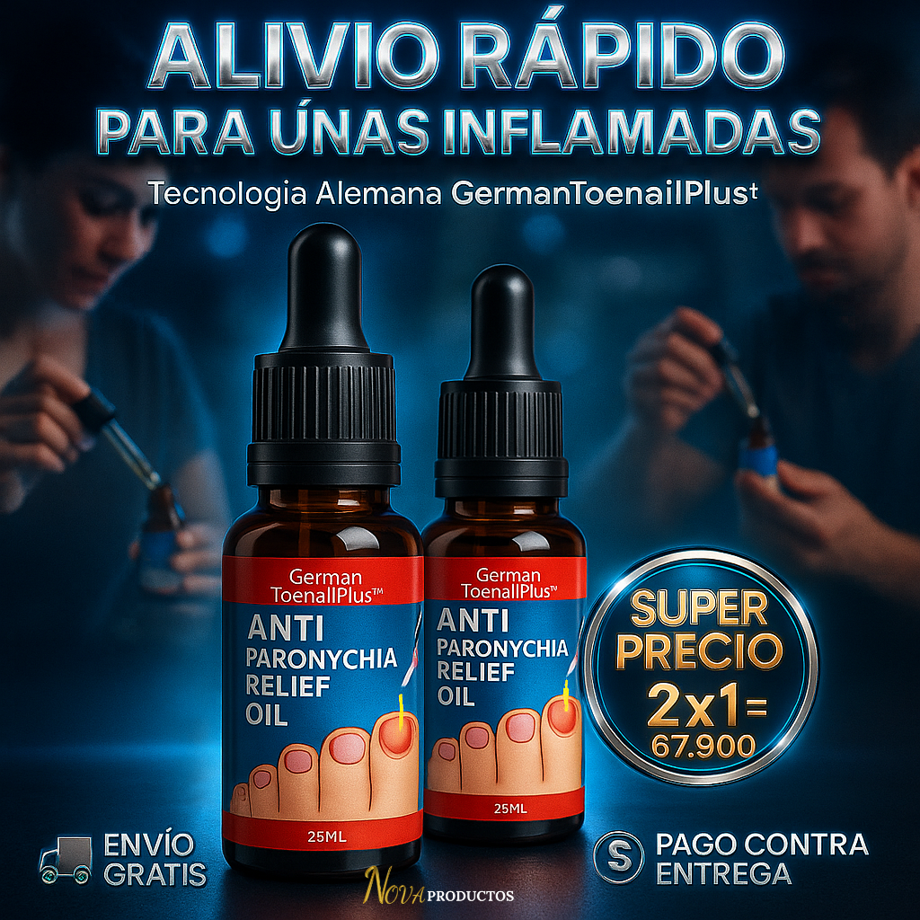 GERMAN ANTI HONGOS 2X1: El suero que rescata tus uñas