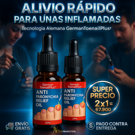 GERMAN ANTI HONGOS 2X1: El suero que rescata tus uñas