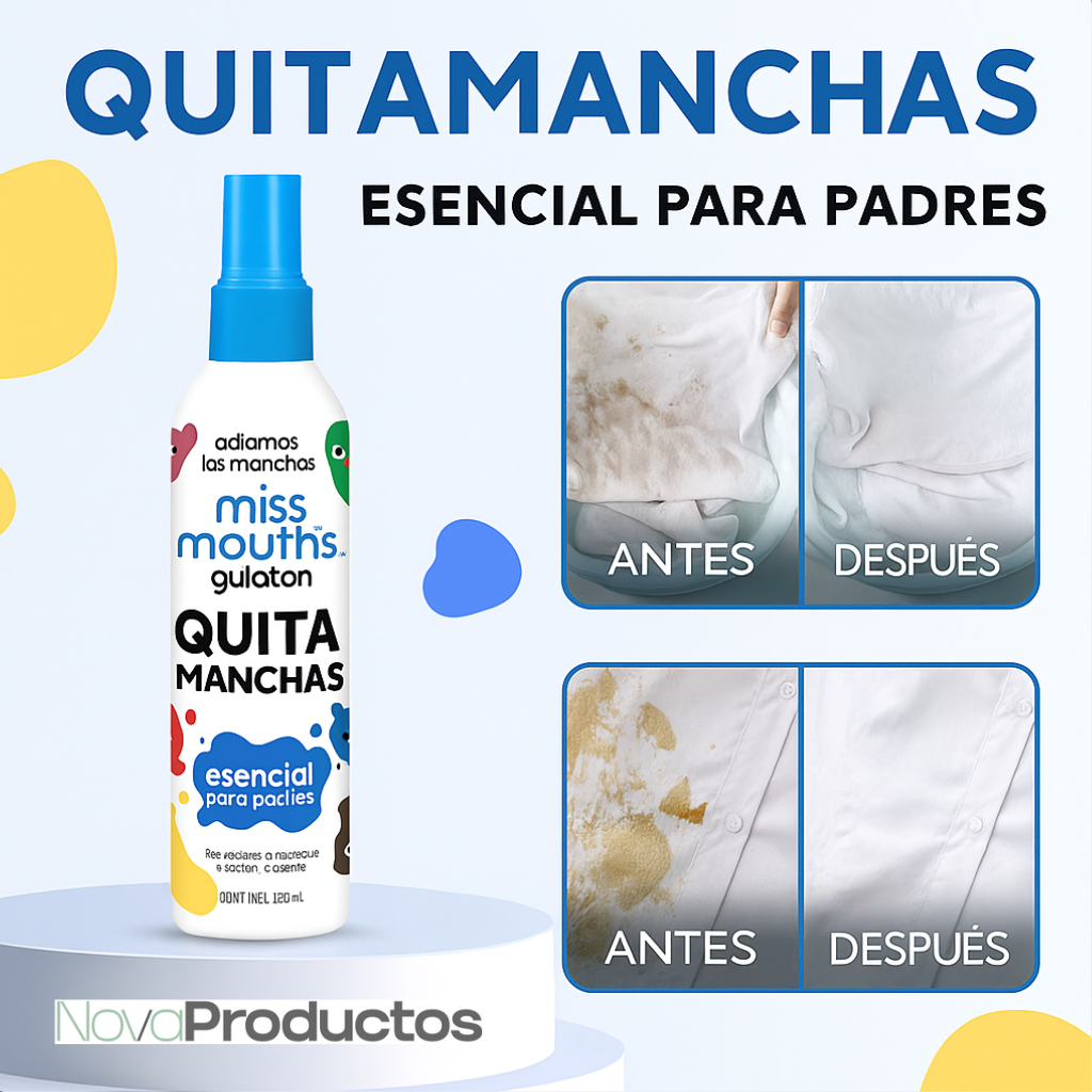 ¡Despídete de las manchas en segundos! Spray Removedor de Manchas
