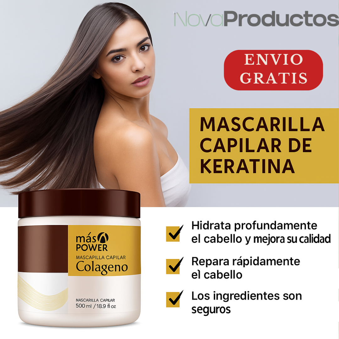 Crema Reparadora de Colágeno para el Cabello