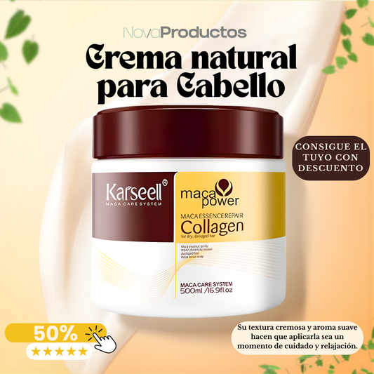 Crema Reparadora de Colágeno para el Cabello