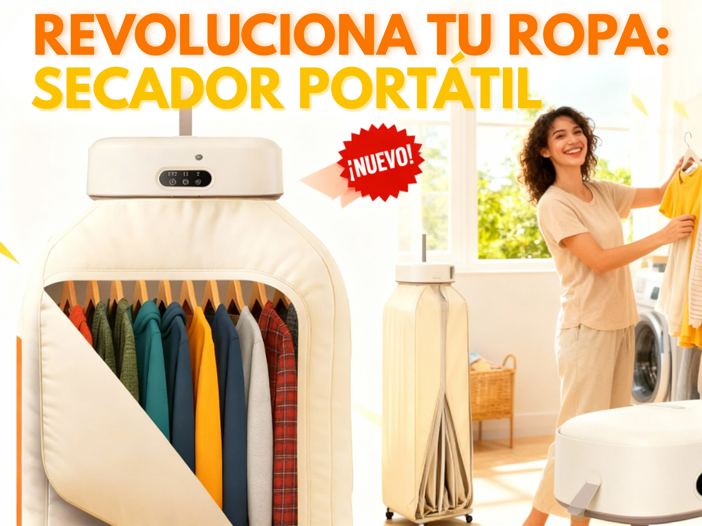Secadora Portátil con Luz UV - Ultra Dry Pro