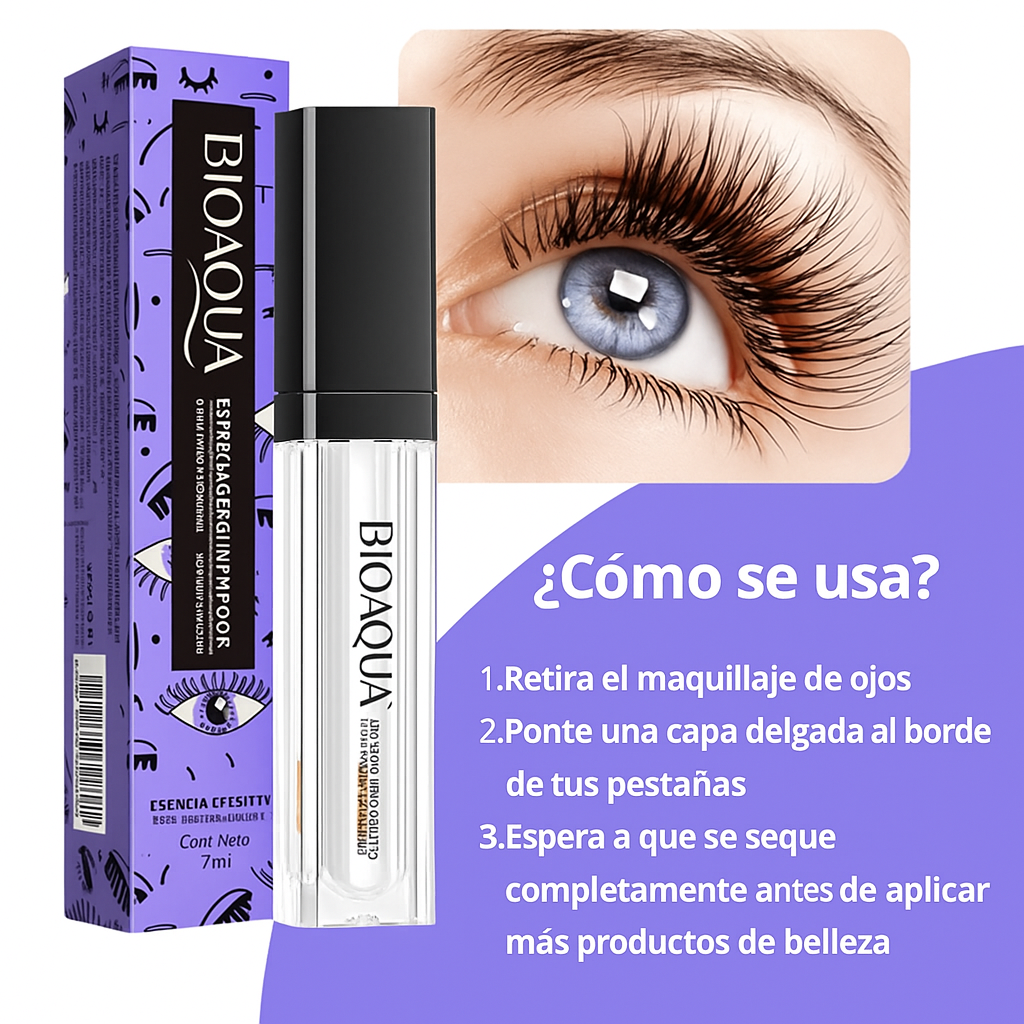 Pestañas con más volumen y fuerza en semanas