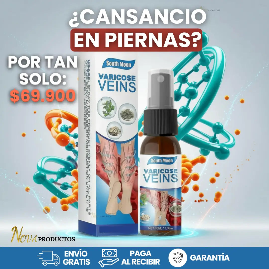 Dale un respiro que sí se siente con el Spray para las Venas