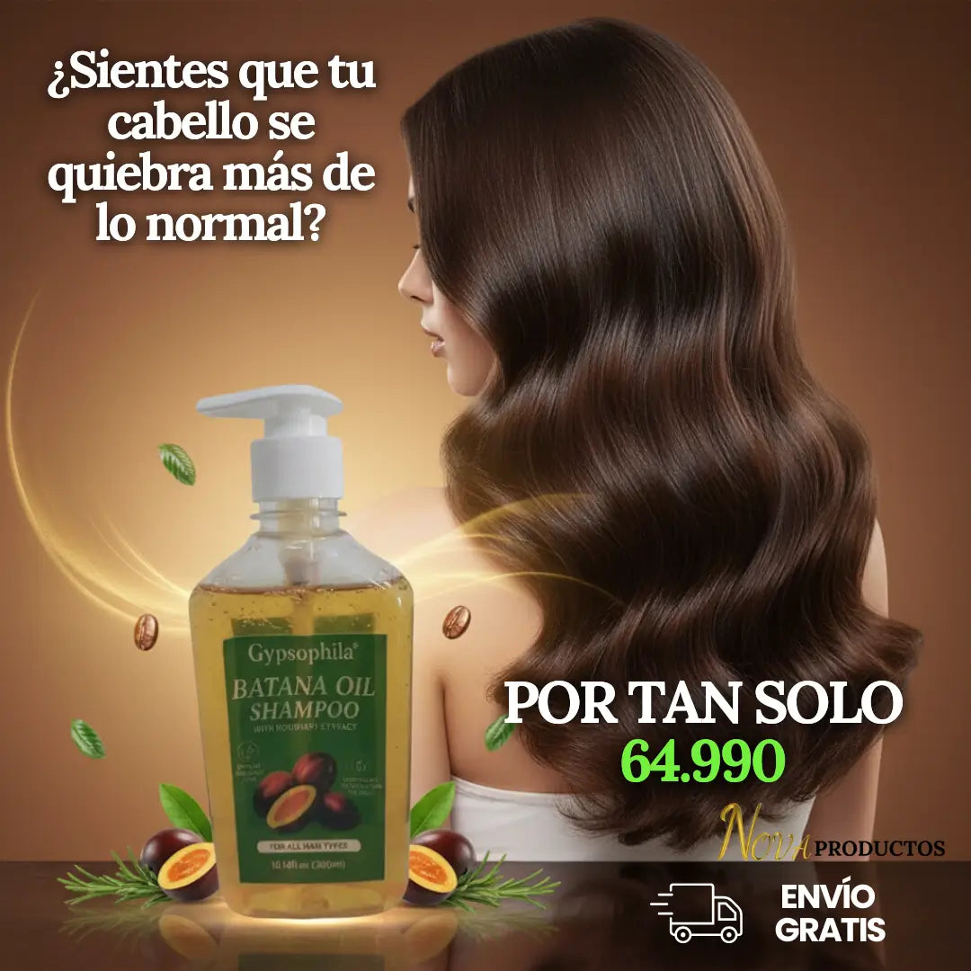 SHAMPOO DE BATANA: Tu cabello también puede volver a sentirse fuerte