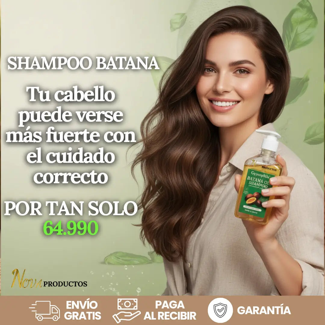 SHAMPOO DE BATANA: Tu cabello también puede volver a sentirse fuerte