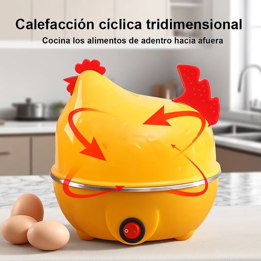 Tu desayuno listo sin esfuerzo: Hervidor de Gallina